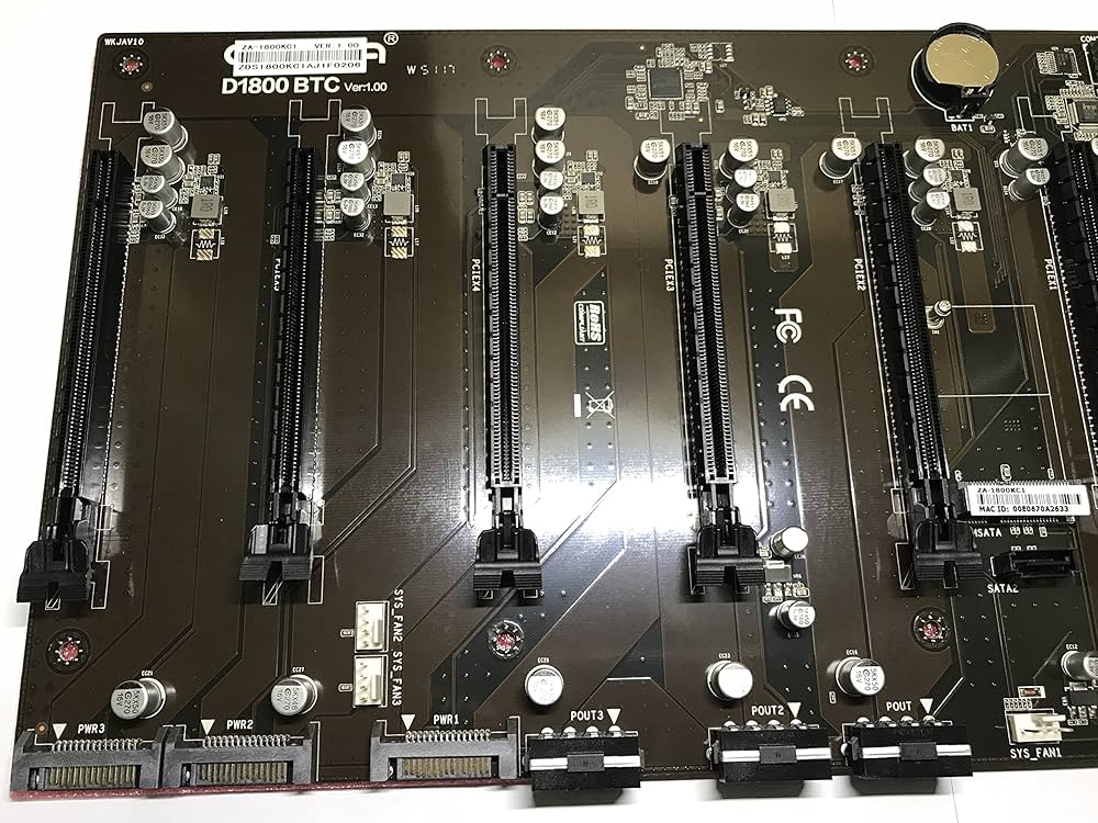 Amazon.in: Buy Onda D1800 BTC Mining Motherboard (6 GPU